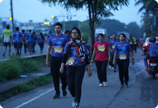 walkkaro participants during Kochi Walkathon